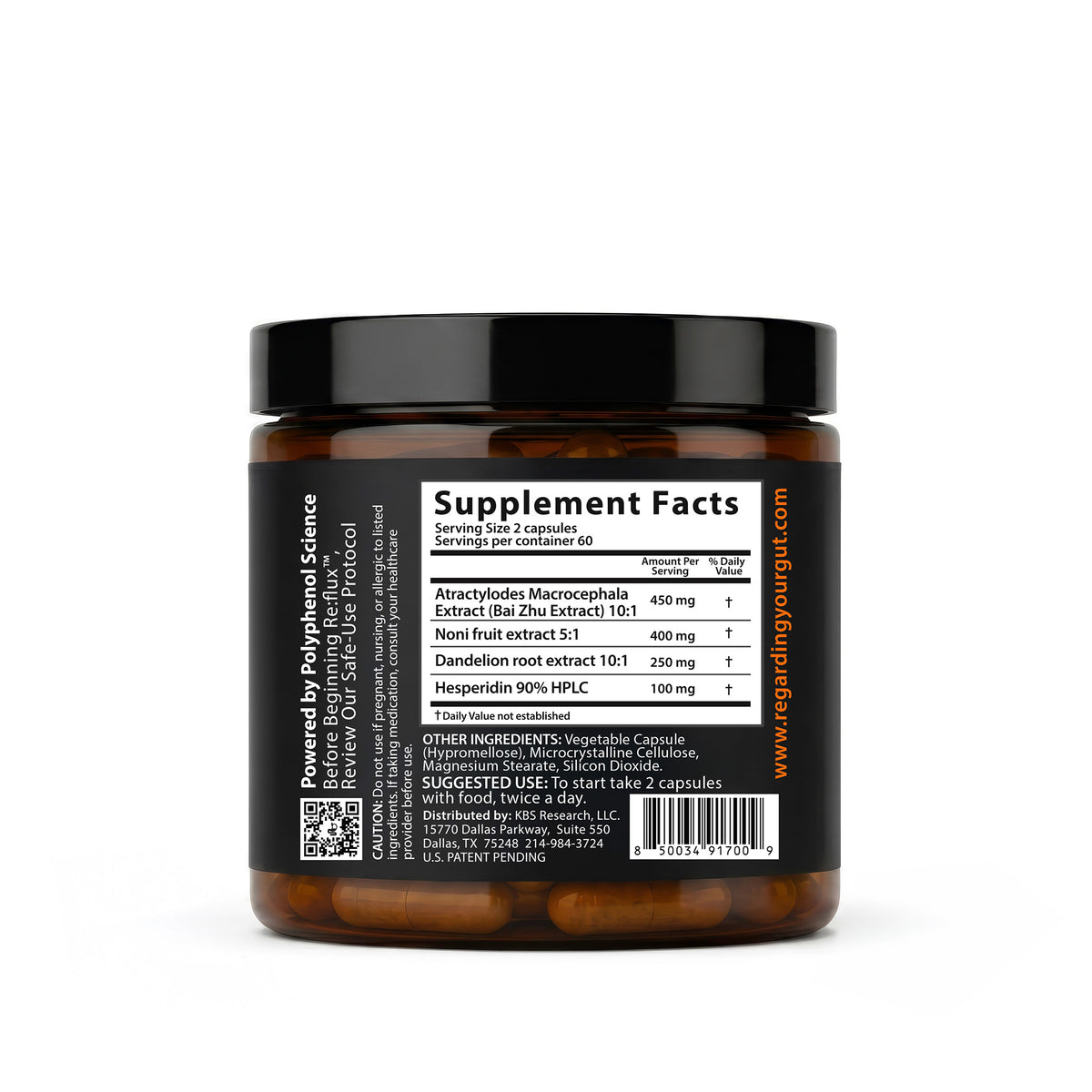 Re:flux supplement facts