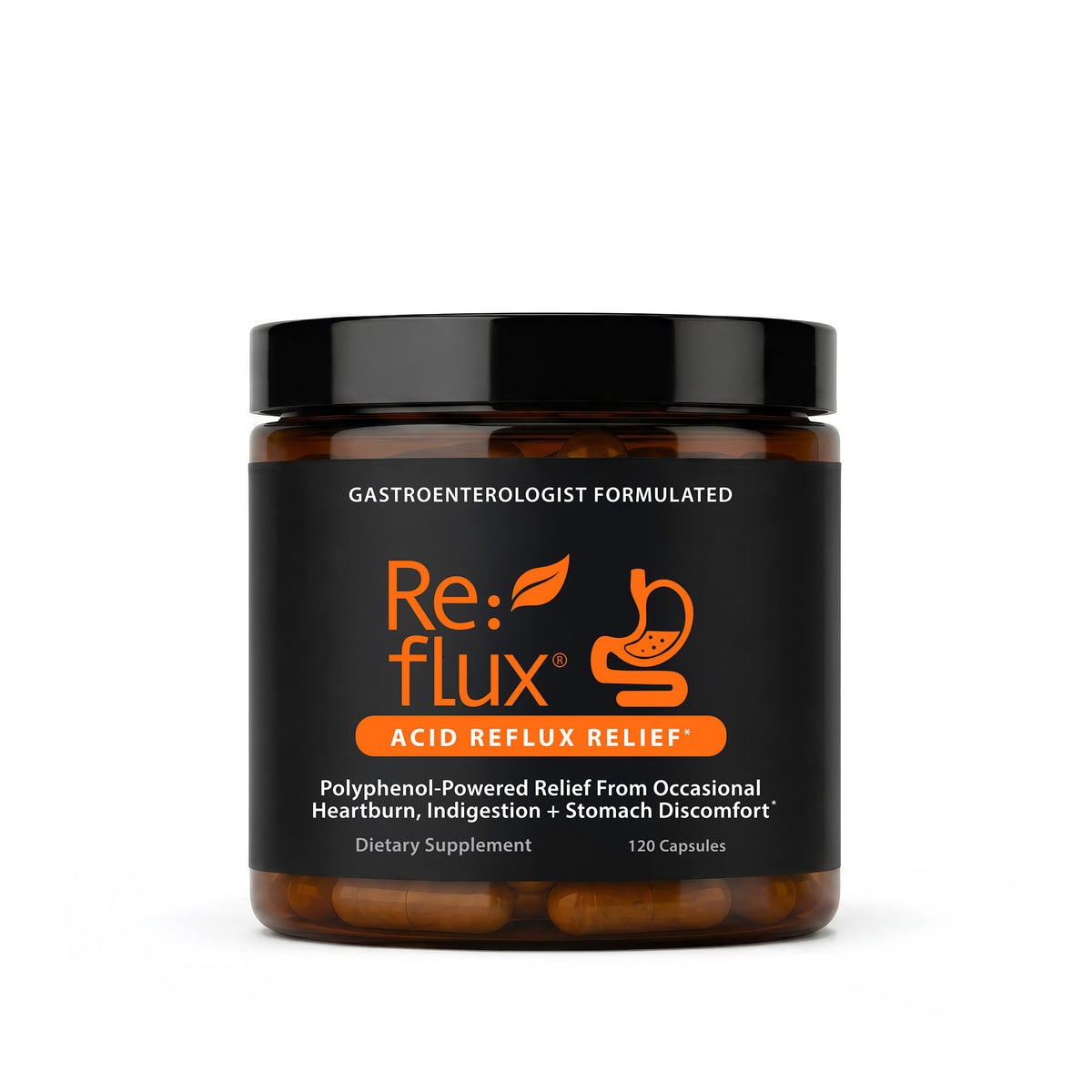 Re:flux digestive supplement bottle
